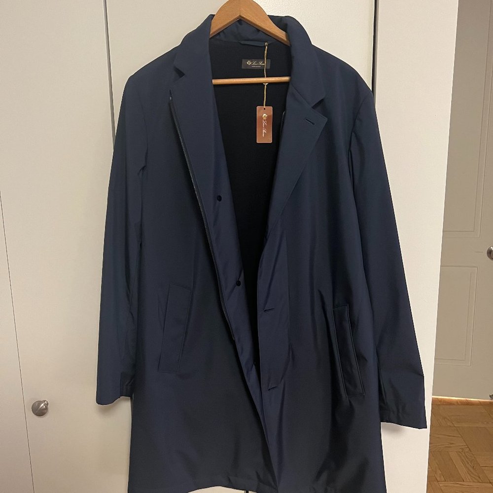 Brand New Loro Piana Men's Size M Windmate Storm Navy
